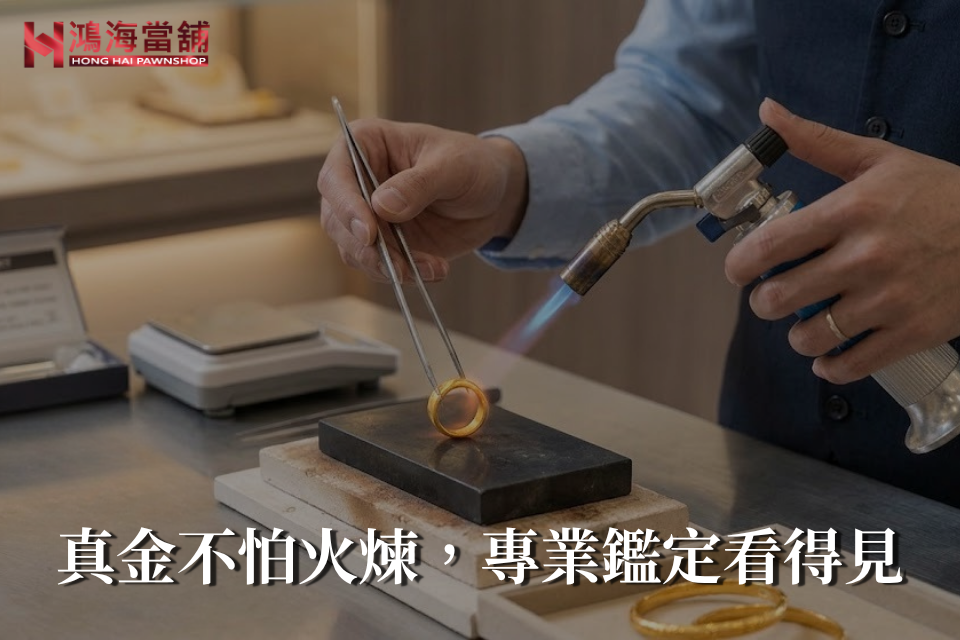 黃金借款火燒鑑定流程